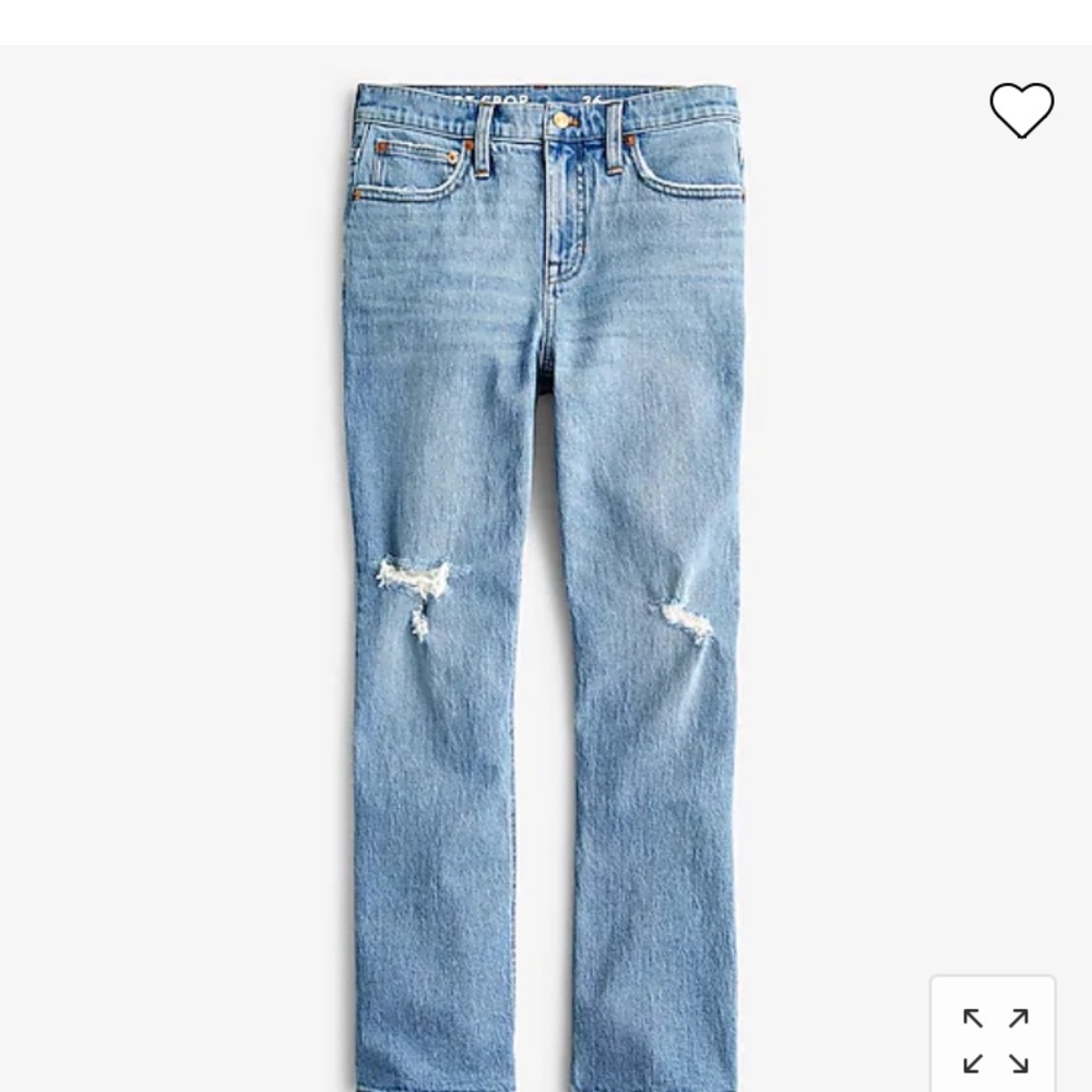 NWT J crew Billie Demi Boot Crop 26